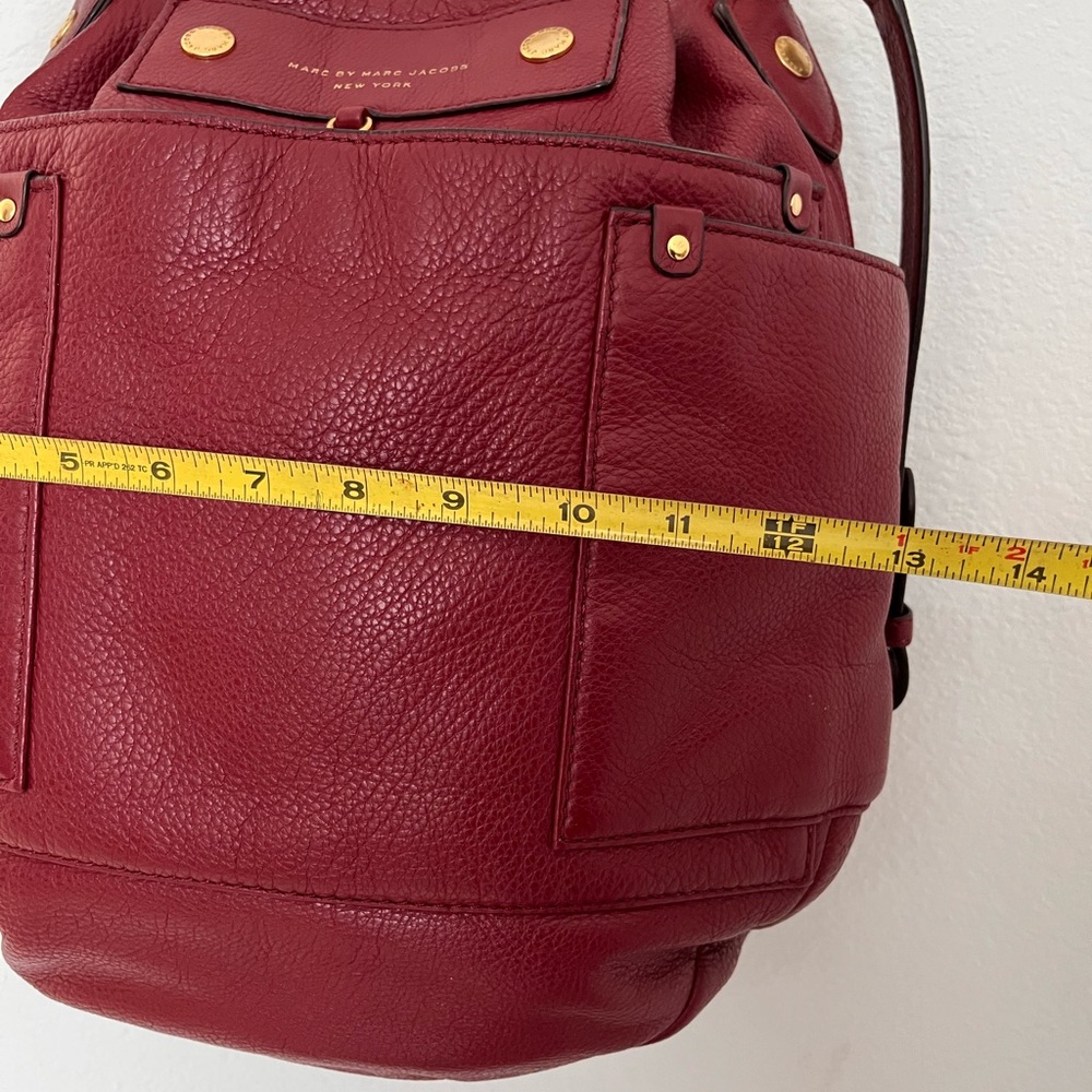 Marc by Marc Jacobs Red Leather Hobo Bag - Picture 11 of 12